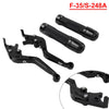 Suzuki GSXR600 / 750 Black Extendable Brake Clutch Levers Grip Set (2006-2023)