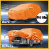 Lexus UX - Orange Cotton with Zipper Waterproof All Weather Car Cover