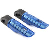 Street Scrambler 900 T100 T120 Blue Aluminum Rear Footrests (2016-2023)