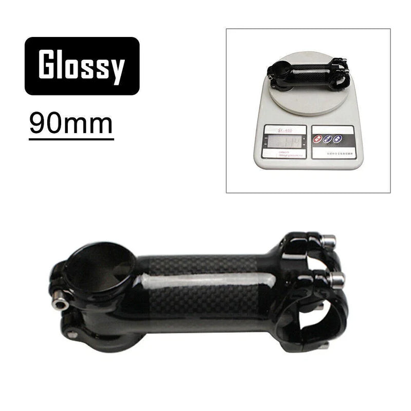 Carbon Bicycle Handlebar MTB Road Bike Stem 31.8mm (80/90/100/110mm)