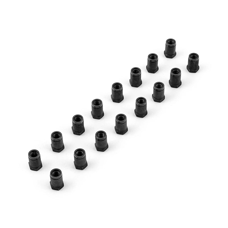 Stainless Rockers 3/8" Polylock Rocker Arm Nut Set (Fits Various Models)
