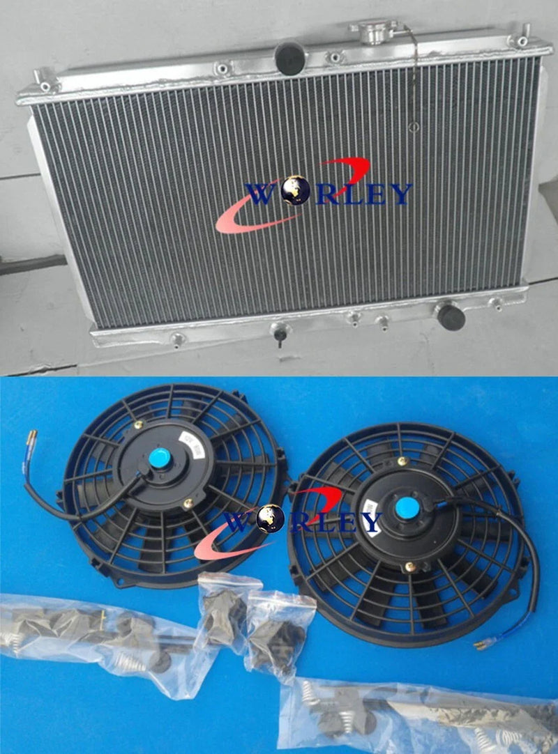 Honda Prelude 2.2L, Accord CD Aluminum Radiator & Fans (1993-2001)