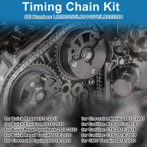 Chevrolet Equinox Traverse Camaro Malibu Timing Chain Kit