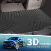 Jeep Wrangler (2021-2024) 1 Pc Flat Face Cargo Liner Rear Trunk Mat