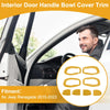 Jeep Renegade (2015-2023) 4 x Yellow ABS Interior Door Handle Bowl Cover Trim