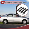 Toyota Camry Door Handle Cover 4 Pcs Outside Gloss Black ABS (2018–2024)