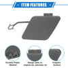 BMW 3 F30 Rear Bumper Tow Hook Eye Hole Cover Cap Gray (2012-2015)