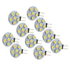 Car 10 x DC12V G4 5050 SMD 6 LED Bulb Lamp