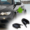 BMW E90 E93 M3 Style Gloss Black Side Mirror Covers (2007-2013)