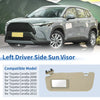 Toyota Corolla Left Side Sun Visor (2007–2013)