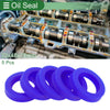 Oil Seal Seal Ring Rotary Shaft Seal TPU 32x48x10mm Blue 5 Pcs