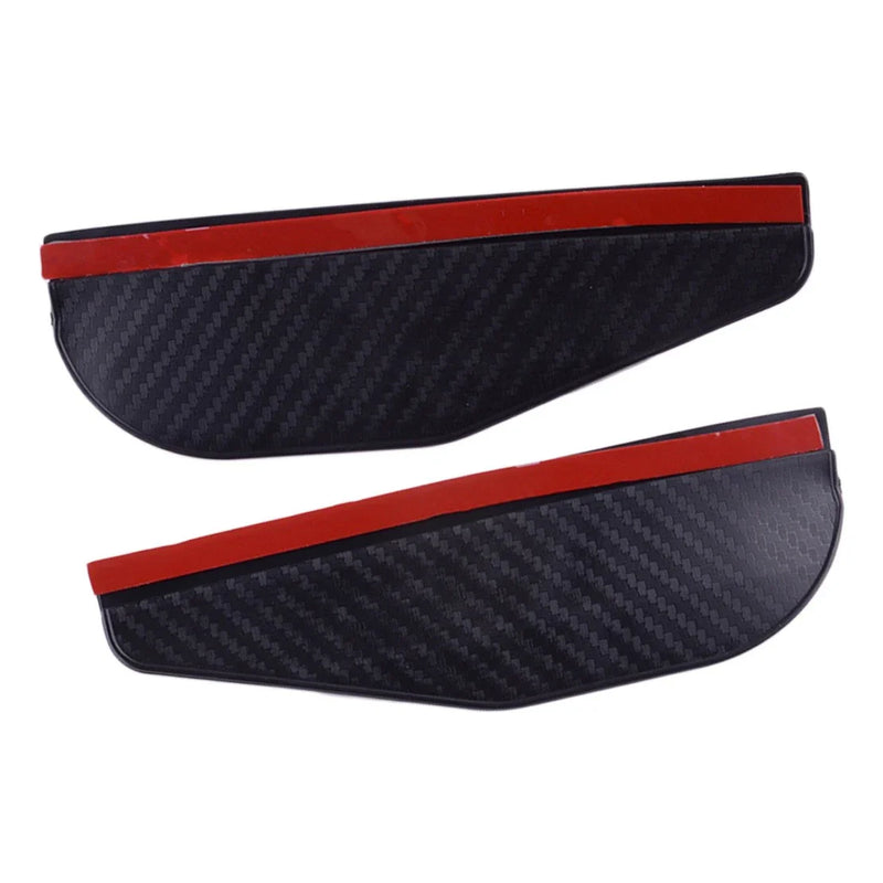 SUV Carbon Fibre Rear View Side Mirror Rain Visor Guards