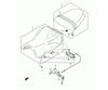 Suzuki GSX-R750 2 x Tornillos De Asiento Del Carenado Trasero (2004–2005)