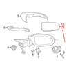 Jaguar Vanden Plas XF XJ XJ8 XK XE I-PACE Replacement Right Mirror Glass
