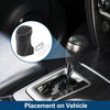 Chevrolet Malibu (2016-2020) Black Carbon Fiber Grey Gear Shift Knob Cover