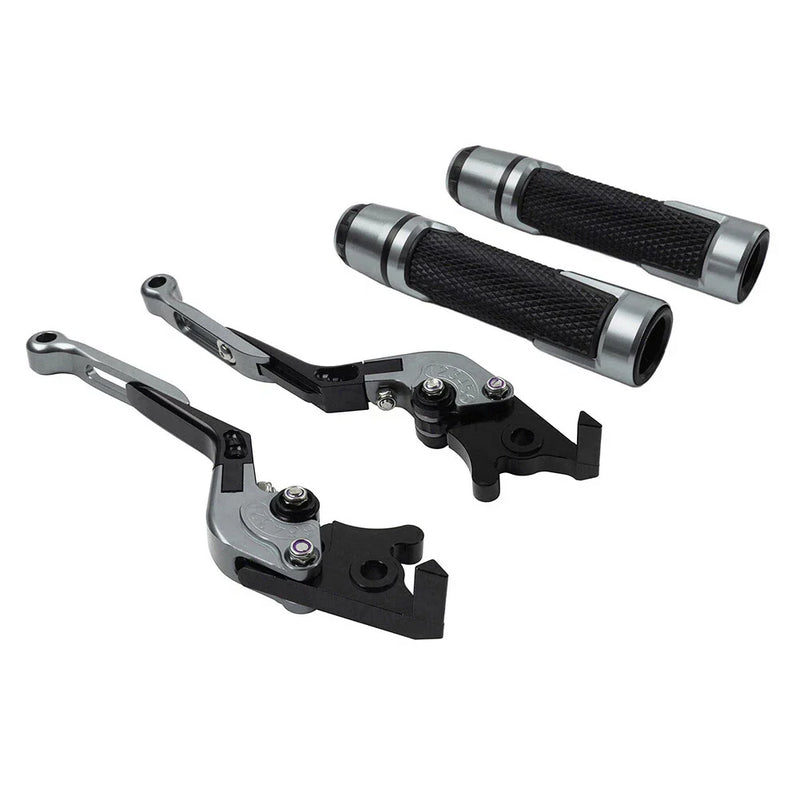 Kawasaki Ninja 650R Extendable Brake Clutch Lever Grip Set (2006-2011)