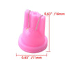 T10 Wedge 4 SMD LED Brake Light Bulbs   - 2x Pink
