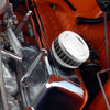 Motorcycle Universal / 40-42mm / Air Filter Cleaner Round Tapered Silver Tone