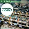 Oil Seal / 25x30x6mm / Seal Ring Rotary Shaft Seal TPU Green 5 Pcs