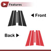 Lexus IS Black Door Pillar Window Trim (1999-2006)