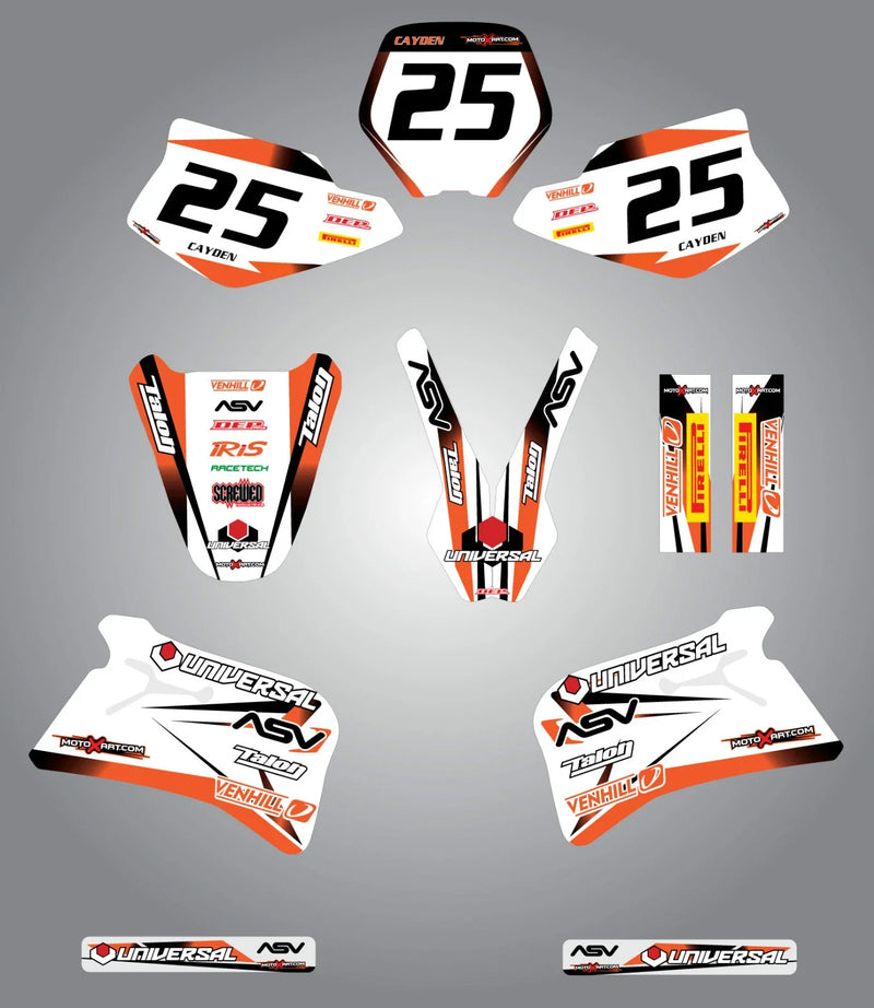 Custom Graphic Kit - STORM - KTM 50 Stickers/Decals (1997-2001)