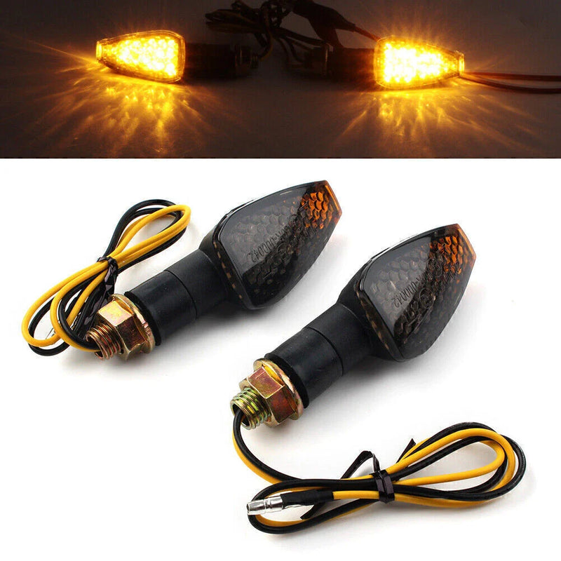 Mini 14 Black Universal LED Turn Signal Light Indicators (No Year Specified)