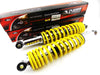 Honda CR125M Elsinore 365mm JBS Yellow/Chrome Shock Absorbers (1973-1978)