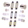Dome Map License Plate 14 Pcs Car Interior LED Light Bulbs (All Years)