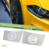 Ford Bronco (2021-2023) Silver Tone Dashboard Speaker Frame Cover Trim