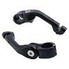 Harley Touring 32mm Matte Adjustable Highway Long Angled Foot Pegs (2009-2023)