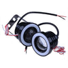 Universal 2 x 2.5" COB Fog Light Projector Car Lamp Halo Angel Eyes LED