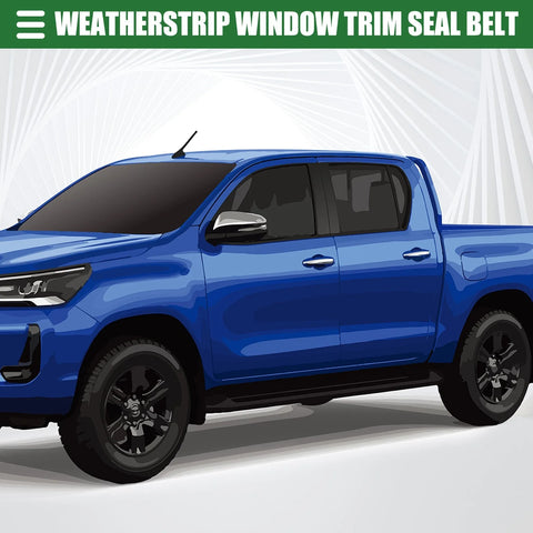 Toyota Hilux Front Left Door Window Belt Weatherstrip (2005–2014)