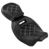 Harley CVO Electra Road Glide FLHT FLHR Black Driver Passenger Seat (09-23)