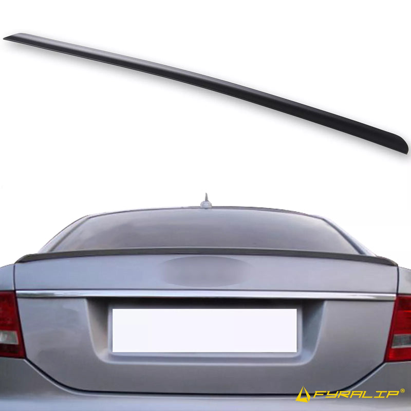 Audi A6 C6 Sedan (2005-2008) Matte Black Unpainted Boot Lip Spoiler