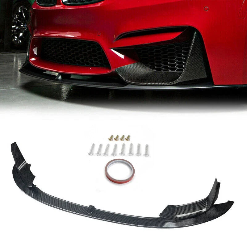 BMW F80 M3 F82 M4 Carbon Fiber Bumper Diffuser Lip Spoiler (2015-2020)