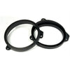 Subaru Forester 6.5" Black Front Door Speaker Spacers (2003-2023)