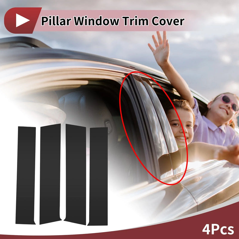 Toyota Tacoma 4 Pcs Car Door Pillar Window Trim (2024–2025)