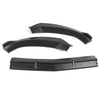 Benz W205 Sport Matte Black Front Bumper Lip Cover Trim (2015-2018)