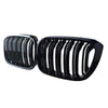BMW X3 G01, X4 G02 2 x Glossy Black Front Kidney Grilles (2018-2022)