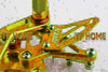 Kawasaki Ninja ZX10R Gold Adjustable Rearset Footpeg (2008-2010)