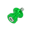 Honda 8mm Green Motorcycle CNC Swing Arm Spools (2pcs)