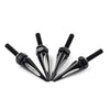 Harley Road Glide Windshield Spike Bolts 4 x Aluminum Black & White (2015+)