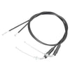 Harley Sportster XL883 XL1200 130cm Steel Gas Fuel Throttle Cables (All)
