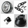 Harley Honda 7" 35W Amber Headlight Turn Signal Light Mount Bracket
