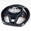 Ford Bronco Sport Steering Wheel Carbon Fiber Flat Bottom Suede (2021-2024)