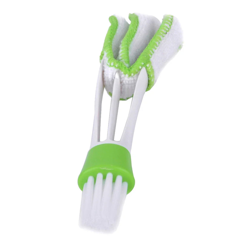 Car Air Conditioning Vent & Window Dust Clean Double Head Cleaning Brush