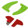 Dodge Charger Challenger Pair Green Steering Wheel Paddle Shifter Cover