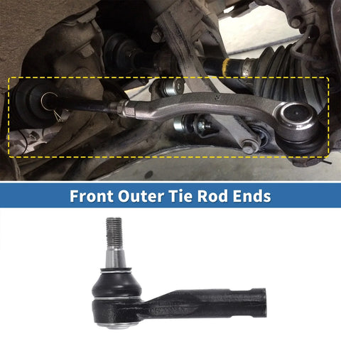GMC Canyon for Chevrolet Colorado Front Outer Tie Rod End Links Kit