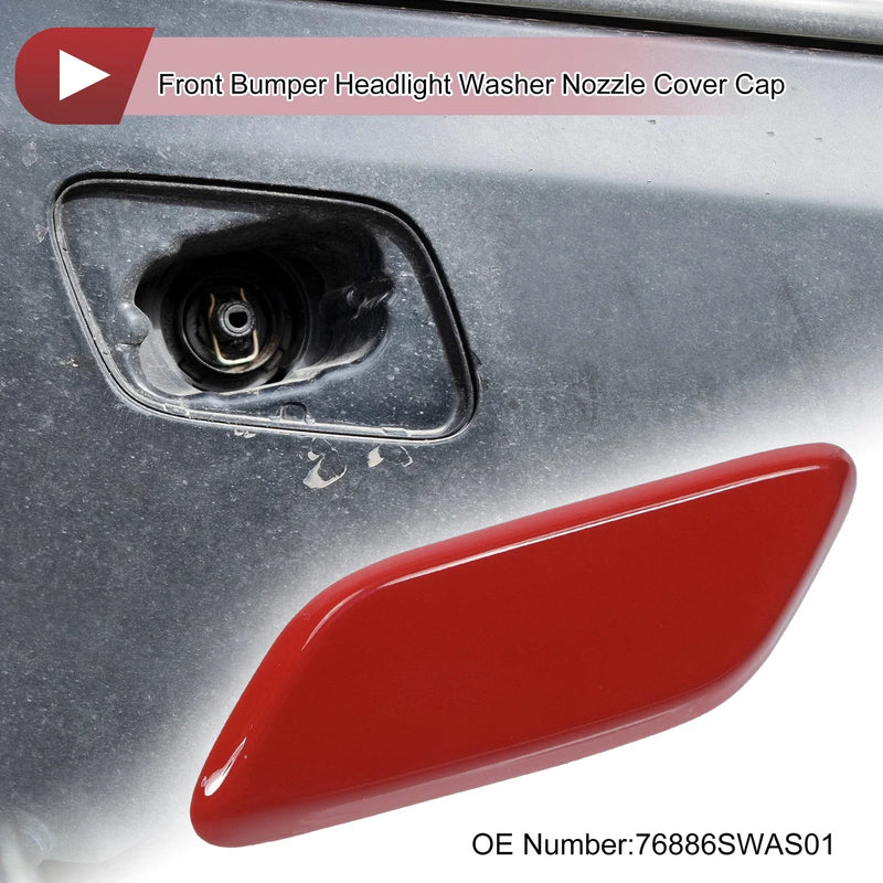 Honda CR-V MK3 Facelift (2009-2011) Red Front Left Washer Nozzle Cover
