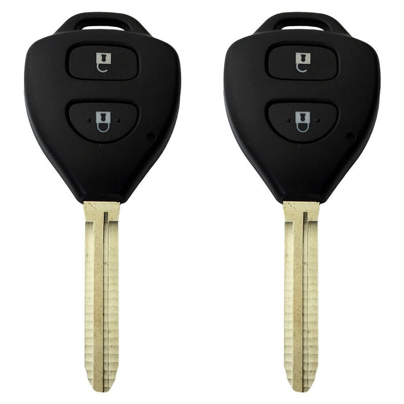 3 x 2 Button Key Remote Case Shell For Toyota Rav4